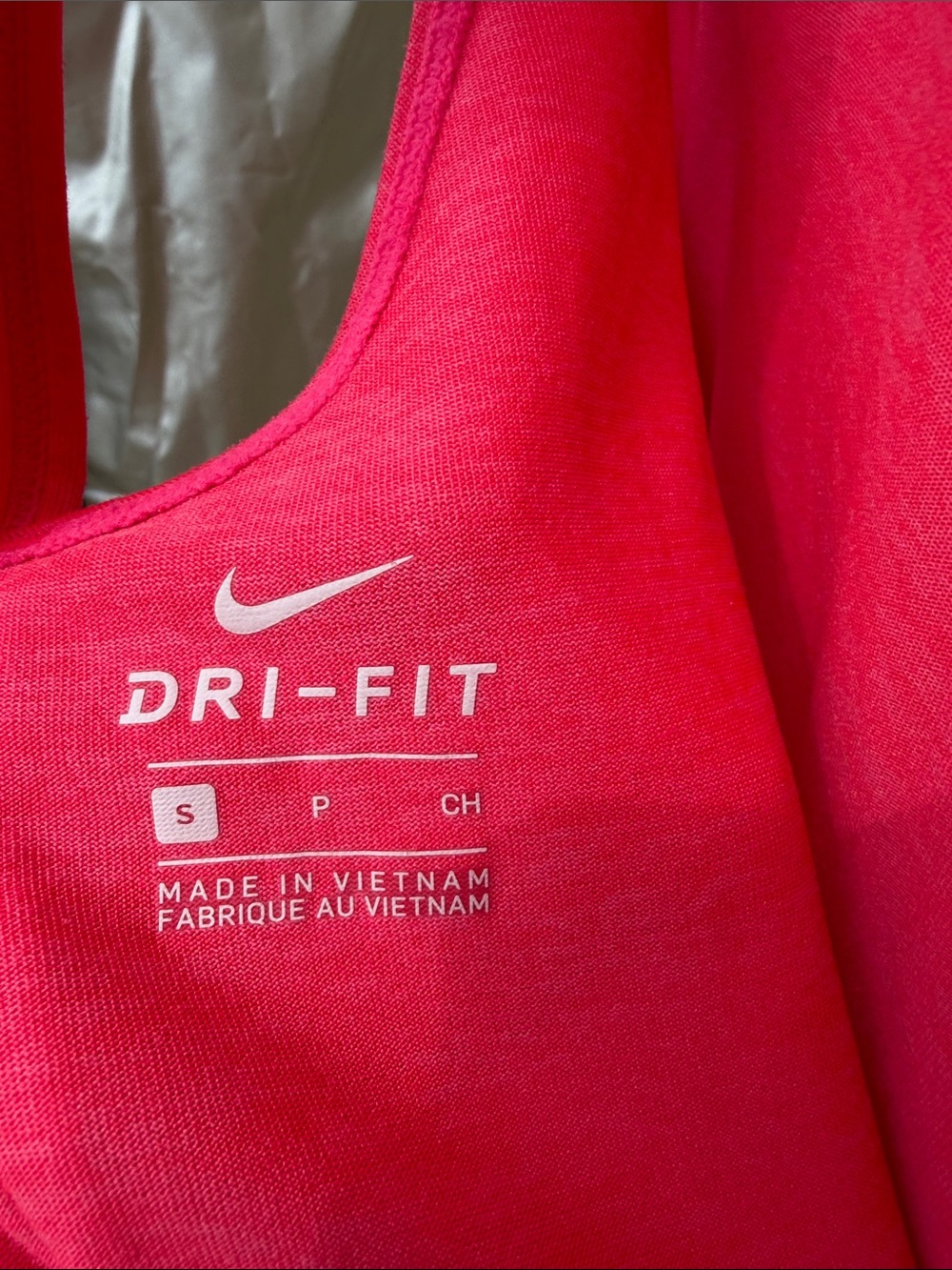 Nike Women's Neon Pink Athletic Tank Top - Picture 3 of 3